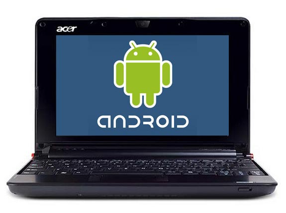 android on laptop