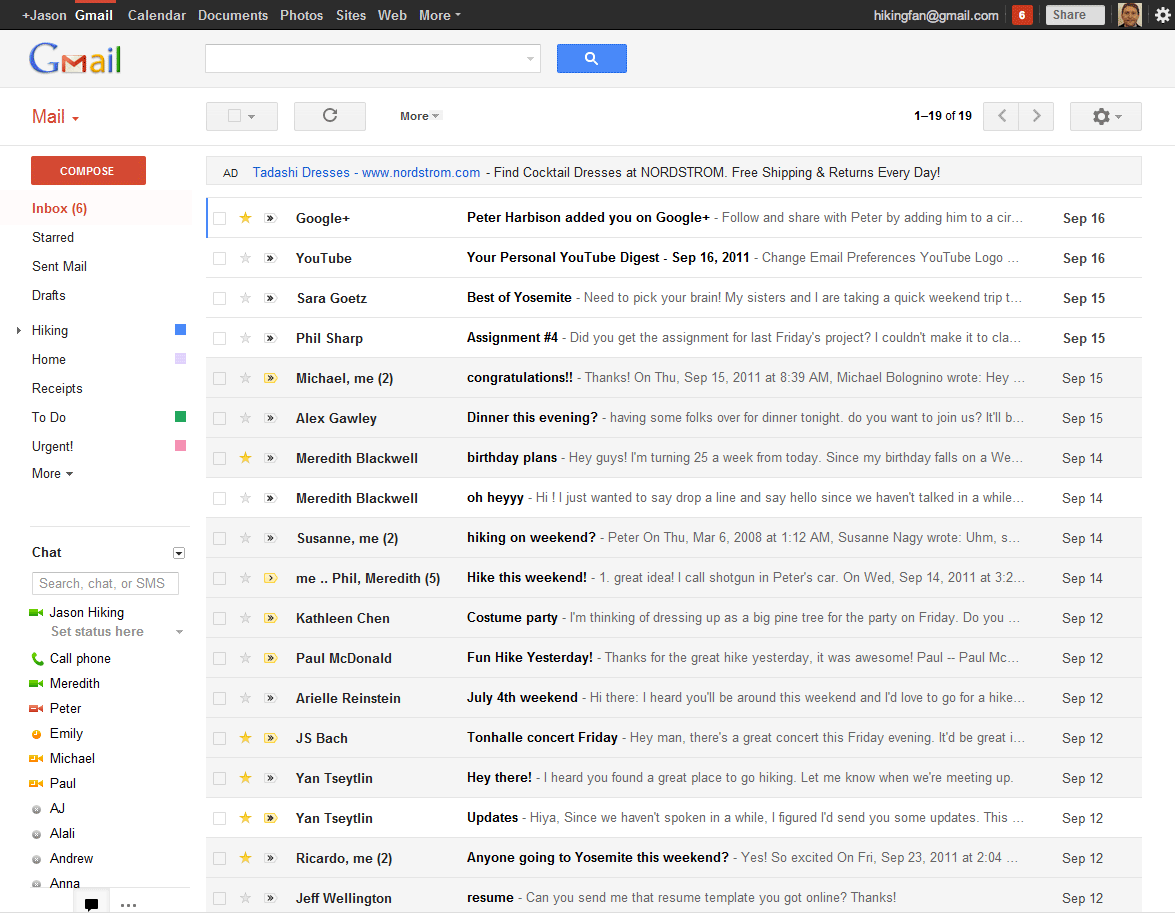 new gmail