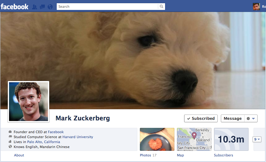 facebook timeline