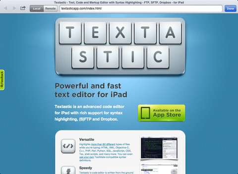 textastic editor