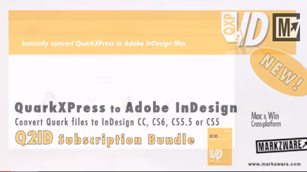 Convert quarkxpress files to indesign