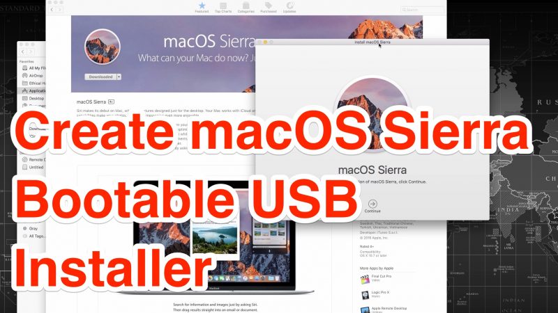 create macos sierra bootable usb installer