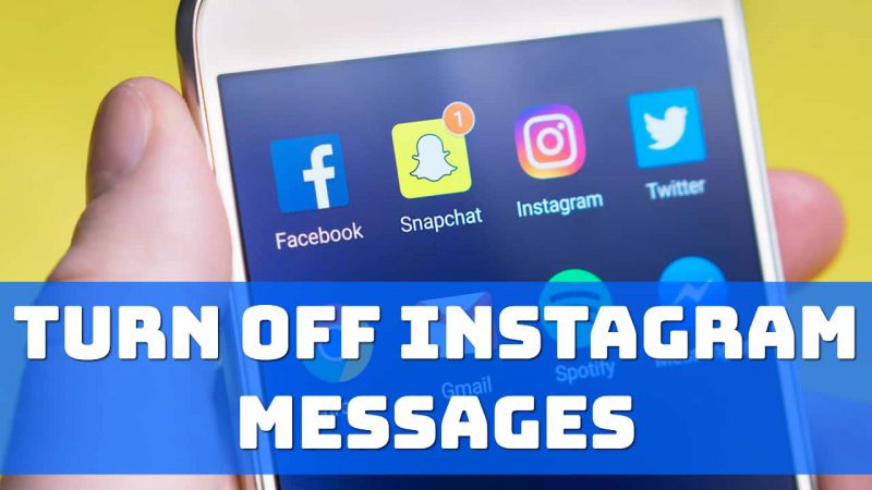 turn off instagram messages