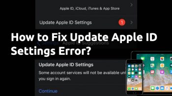 how to fix update-apple id settings error iphone ipad