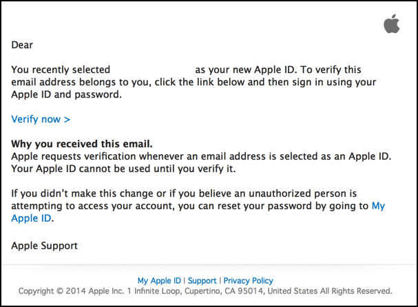 update apple id settings verification failed